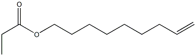 Propionic acid 8-nonenyl ester Structure