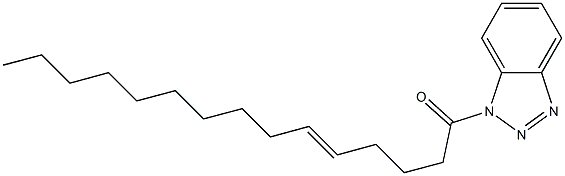 1-(5-Pentadecenoyl)-1H-benzotriazole 구조식 이미지