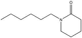 1-Hexylpiperidin-2-one Structure