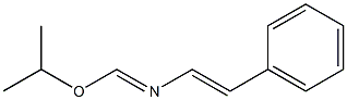 1-Phenyl-N-[(isopropyloxy)methylene]ethenamine Structure