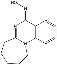 5,7,8,9,10,11-Hexahydroazepino[1,2-a]quinazolin-5-one (Z)-oxime Structure