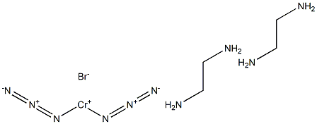 cis-Diazidobis(ethylenediamine)chromium(III) bromide Structure