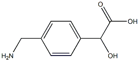 4-(Aminomethyl)-D-mandelic acid 구조식 이미지