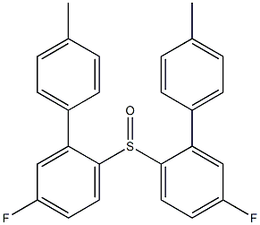 p-Tolyl(4-fluorophenyl) sulfoxide 구조식 이미지