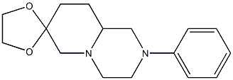 7,7-(Ethylenedioxy)-2-phenyloctahydro-2H-pyrido[1,2-a]pyrazine Structure