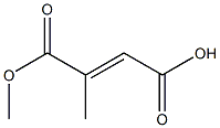 2-Methylfumaric acid 1-methyl ester Structure