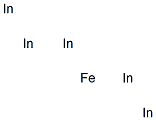 Iron pentaindium 구조식 이미지