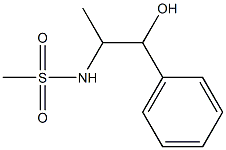 1-Phenyl-2-[(methylsulfonyl)amino]-1-propanol 구조식 이미지