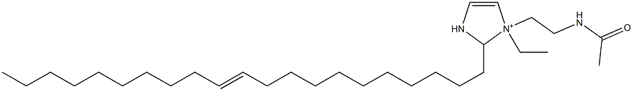 1-[2-(Acetylamino)ethyl]-1-ethyl-2-(11-henicosenyl)-4-imidazoline-1-ium 구조식 이미지