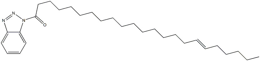1-(1-Oxo-17-tricosenyl)-1H-benzotriazole 구조식 이미지