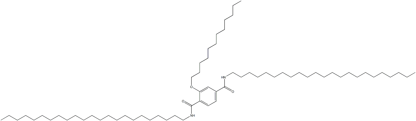 2-(Dodecyloxy)-N,N'-ditricosylterephthalamide 구조식 이미지