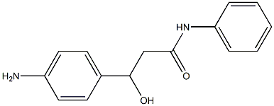 N-Phenyl-3-(4-aminophenyl)-3-hydroxypropanamide Structure