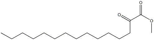 2-Oxopentadecanoic acid methyl ester 구조식 이미지