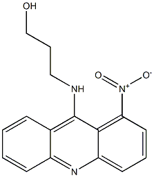 9-(3-Hydroxypropylamino)-1-nitroacridine 구조식 이미지