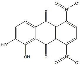 1,2-Dihydroxy-5,8-dinitroanthraquinone Structure