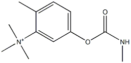 5-[[(Methylamino)carbonyl]oxy]-N,N,N,2-tetramethylbenzenaminium Structure