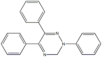 2,5,6-Triphenyl-2,3-dihydro-1,2,4-triazine Structure