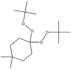 4,4-Dimethyl-1,1-bis(tert-butylperoxy)cyclohexane Structure