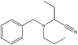 2-(Benzylpropylamino)butanenitrile 구조식 이미지