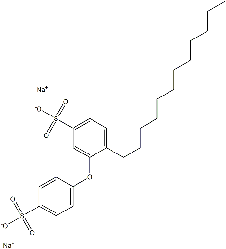 2-Dodecyl[oxybisbenzene]-4',5-disulfonic acid disodium salt Structure