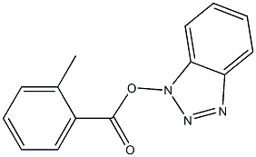 2-Methylbenzoic acid 1H-benzotriazol-1-yl ester 구조식 이미지