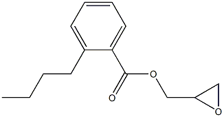 2-Butylbenzoic acid glycidyl ester Structure