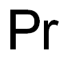 Praseodymium, AAS standard solution, Specpure|r, Pr 1000^mg/ml 구조식 이미지