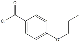 4-propoxybenzoyl chloride Structure
