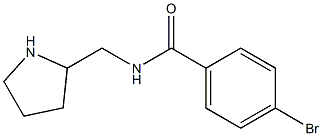 4-BROMO-N-(2-PYRROLIDINYLMETHYL)-BENZAMIDE 구조식 이미지