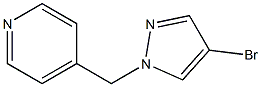4-(4-Bromopyrazol-1-ylmethyl)pyridine Structure