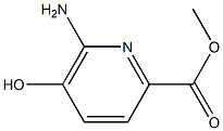 Methyl 6-amino-5-hydroxy-2-pyridinecarboxylate 구조식 이미지