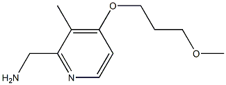 2-(Aminomethyl)-4-(3-methoxypropoxy)-3-methylpyridine Structure