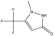 1-Methyl-5-trifluoromethyl-1,2-dihydropyrazol-3-one 구조식 이미지