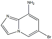 6-Bromoimidazo[1,2-a]pyridine-8-amine 구조식 이미지