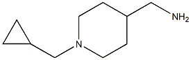 1-[1-(Cyclopropylmethyl)-4-piperidinyl]methanamine 구조식 이미지