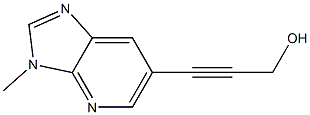 3-(3-Methyl-3H-imidazo[4,5-b]pyridin-6-yl)-prop-2-yn-1-ol 구조식 이미지