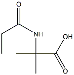 2-Methyl-N-propionylalanine Structure