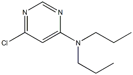 N-(6-Chloro-4-pyrimidinyl)-N,N-dipropylamine 구조식 이미지