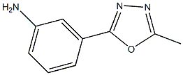 3-(5-Methyl-[1,3,4]oxadiazol-2-yl)-phenylamine 구조식 이미지