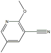 2-Methoxy-5-methylnicotinonitrile 구조식 이미지