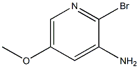 2-Bromo-5-methoxypyridin-3-amine 구조식 이미지