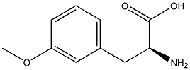 L-3-Methoxyphenylalanine 구조식 이미지