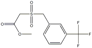 Methyl (3-trifluoromethyl)benzylsulfonylacetate, 98% 구조식 이미지