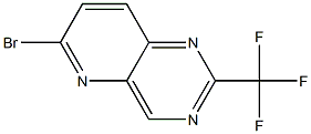 6-bromo-2-(trifluoromethyl)pyrido[3,2-d]pyrimidine 구조식 이미지