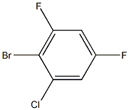 2-Bromo-1-chloro-3,5-difluorobenzene 구조식 이미지