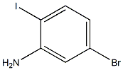 5-Bromo-2-iodo-phenylamine 구조식 이미지