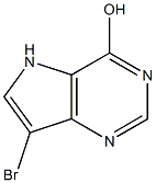 7-bromo-5H-pyrrolo[3,2-d]pyrimidin-4-ol
 구조식 이미지