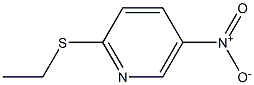 2-(Ethylthio)-5-nitropyridine Structure