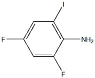 2,4-Difluoro-6-iodoaniline 구조식 이미지