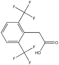 2,6-Bis(trifluoromethyl)phenylacetic acid Structure